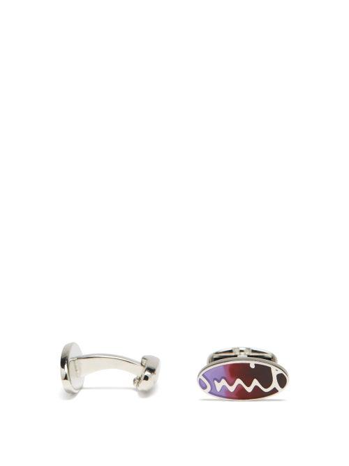 Paul Smith - Logo-enamelled Cufflinks - Mens - Multi