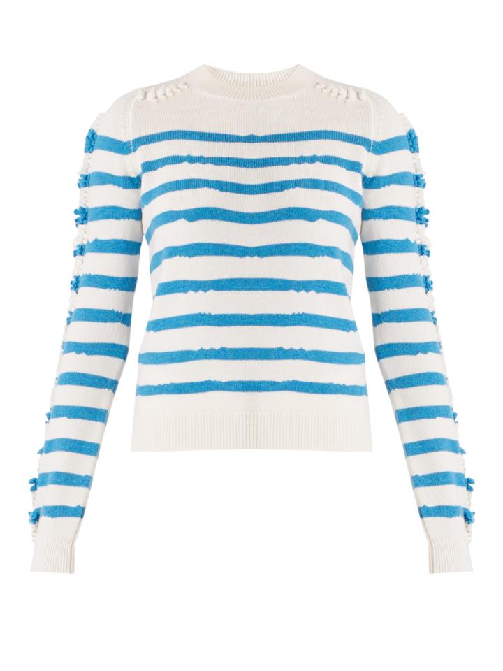 Barrie Breton-striped Cashmere Sweater