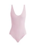 Matchesfashion.com Rochelle Sara - The Zeno Swimsuit - Womens - Light Pink