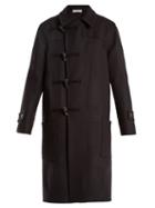 Matchesfashion.com Raey - Double Breasted Wool Duffle Coat - Womens - Navy