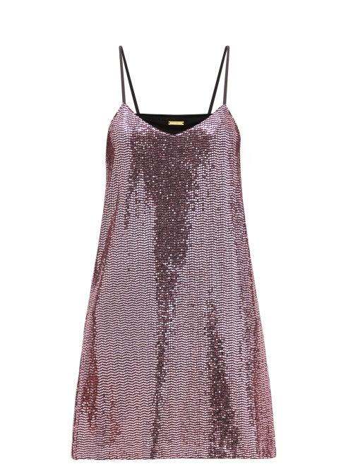 Dodo Bar Or - Meril Sequinned Mini Dress - Womens - Pink
