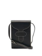 Matchesfashion.com Maison Margiela - Topstitched Leather Cross-body Bag - Mens - Black