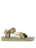 Matchesfashion.com Suicoke - Depa-v2 Velcro-strap Sandals - Mens - Dark Green
