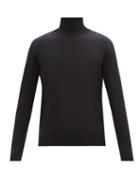 Thom Sweeney - Fine-gauge Wool Roll-neck Sweater - Mens - Navy