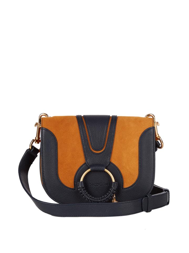 See By Chloé Hana Small Suede And Leather Cross-body Bag