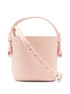 Matchesfashion.com Nico Giani - Adenia Mini Matte Leather Bucket Bag - Womens - Light Pink