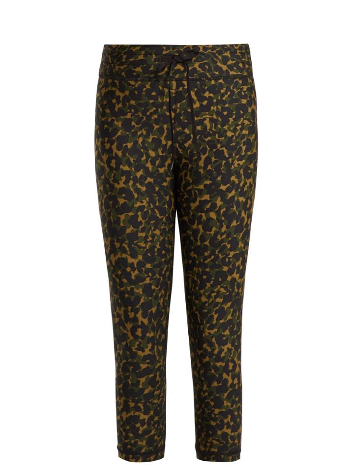The Upside Nyc Leopard Camo-print Leggings