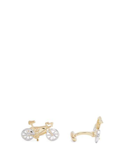 Matchesfashion.com Paul Smith - Bicycle Cufflinks - Mens - Gold