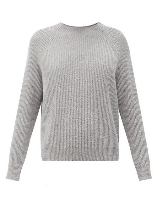 Matchesfashion.com Max Mara Leisure - Rosalia Sweater - Womens - Grey