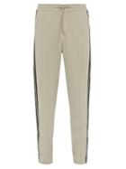 Matchesfashion.com Y-3 - Three Stripe Technical Jersey Track Pants - Mens - Cream