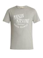 Maison Kitsuné Palais Royal-print Cotton T-shirt