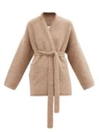Matchesfashion.com Lauren Manoogian - Alpaca-blend Cardigan - Womens - Mid Brown