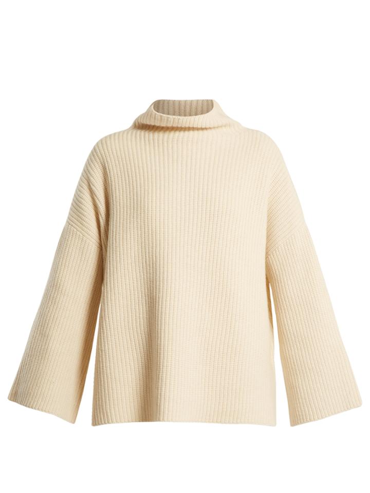 The Row Violina High-neck Cashmere Sweater