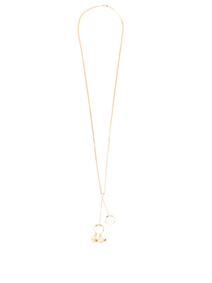 Chloé Meg Double-ring Pendant Necklace