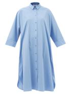 Max Mara Leisure - Aurelia Shirt Dress - Womens - Blue