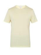Matchesfashion.com Sunspel - Classic Cotton Crew Neck T Shirt - Mens - Yellow