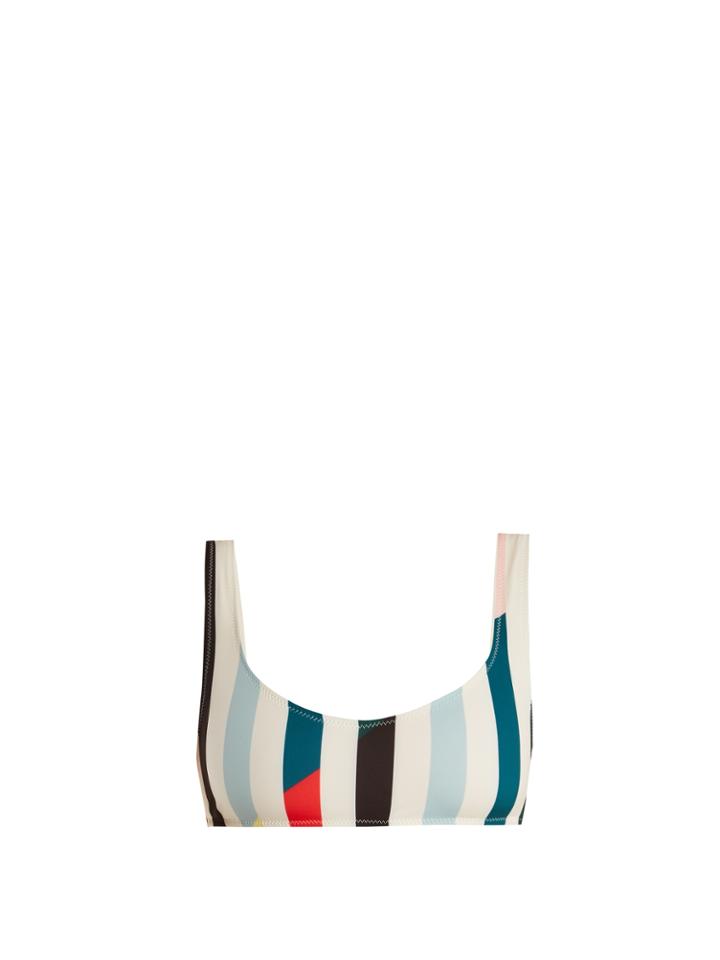 Solid & Striped The Elle Striped Bikini Top