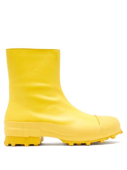 Matchesfashion.com Camperlab - Traktori Leather Boots - Mens - Yellow
