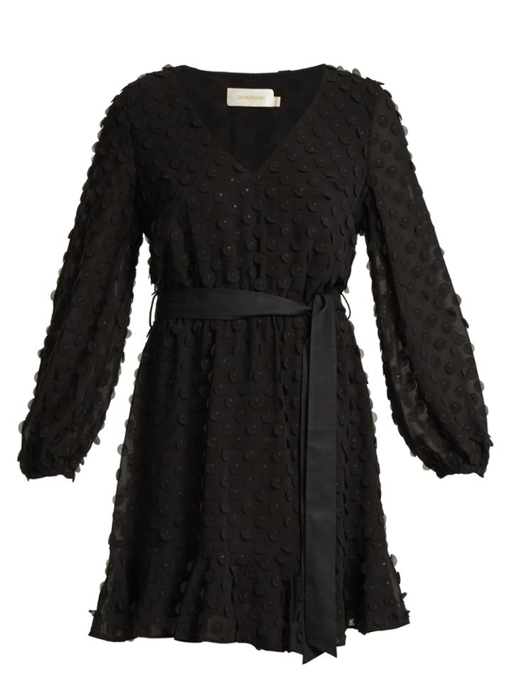 Zimmermann Painted Heart Confetti V-neck Dress