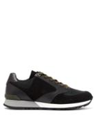 Matchesfashion.com John Lobb - Foundry Leather And Suede Trainers - Mens - Black