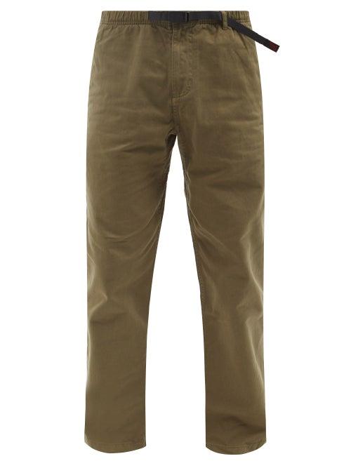 Gramicci - Gramicci Cotton-twill Trousers - Mens - Green