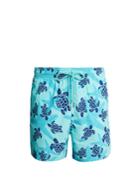 Vilebrequin Moorea Starlettes And Turtles-print Swim Shorts