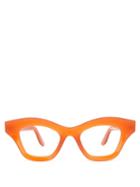 Lapima - Tessa Cat-eye Acetate Glasses - Womens - Orange