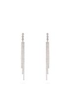 Matchesfashion.com Isabel Marant - Tassel Drop Crystal Earrings - Womens - Clear