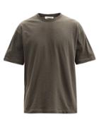 Matchesfashion.com Ymc - Triple Organic-cotton Jersey T-shirt - Mens - Dark Khaki