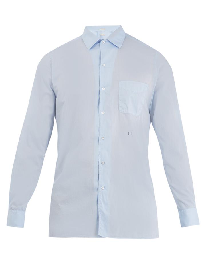 Massimo Alba Point-collar Cotton Shirt