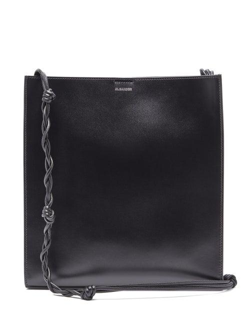 Matchesfashion.com Jil Sander - Medium Leather Cross Body Bag - Womens - Black