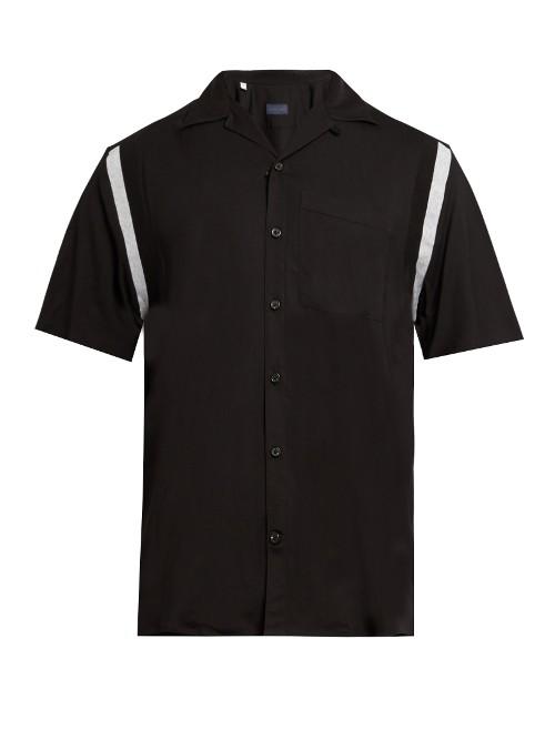 Lanvin Short-sleeved Twill Shirt