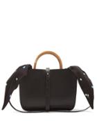 Matchesfashion.com Muu - Marian Square Leather Tote - Womens - Black