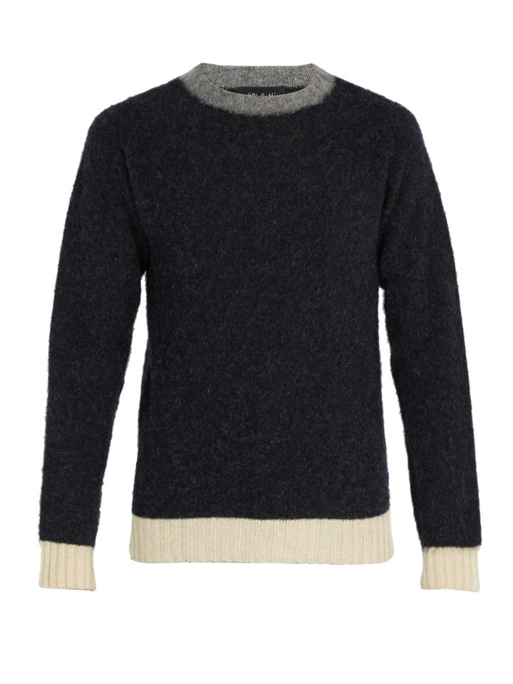 Howlin' Crew-neck Felted Wool Sweater