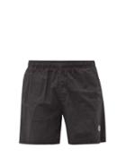 Matchesfashion.com Stone Island - Garment-dyed Shell Swim Shorts - Mens - Black