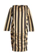 Vivienne Westwood Anglomania Fatima Silk-crepe Striped Dress