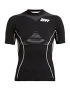 Matchesfashion.com Off-white - Athletic Stretch Jersey T Shirt - Womens - Black White