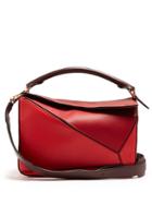 Loewe Puzzle Contrast-panel Leather Bag