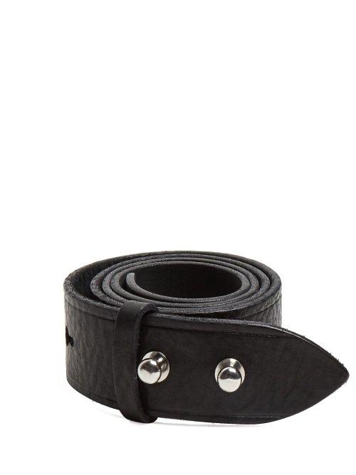 Matchesfashion.com Isabel Marant - Marcia Adjustable Leather Belt - Womens - Black