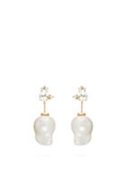 Matchesfashion.com Mizuki - Diamond, Topaz, Pearl & Gold Earrings - Womens - Pearl