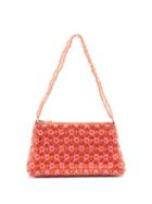 Matchesfashion.com Shrimps - Dawson Floral-beaded Bag - Womens - Orange