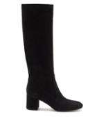 Matchesfashion.com Gianvito Rossi - Knee-high 45 Suede Boots - Womens - Black