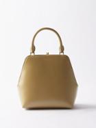 Jil Sander - Leather Top Handle Bag - Womens - Khaki