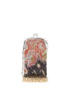 Matchesfashion.com Paco Rabanne - Pixel Mini Floral-print Fringed Chainmail Bag - Womens - Red Multi
