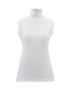 Norma Kamali - Turtle Sleeveless Jersey Top - Womens - White