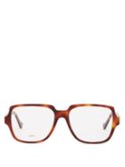 Matchesfashion.com Loewe - Square Tortoiseshell-effect Acetate Glasses - Mens - Tortoiseshell