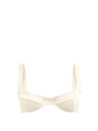 Haight - Vintage Ribbed Bikini Top - Womens - Ivory