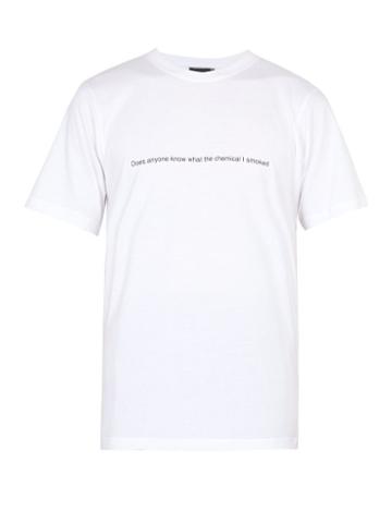 Matchesfashion.com P.a.m. - Better Living Cotton T Shirt - Mens - White