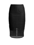 Diane Von Furstenberg Diamond And Twig-lace Pencil Skirt