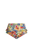 Stella Mccartney Floral-print High-rise Bikini Briefs